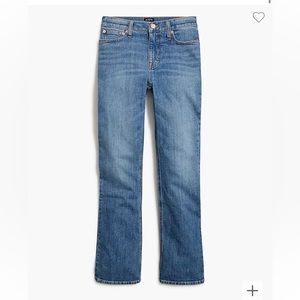 J. Crew Flare crop jean in all-day stretch
